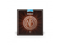 D'Addario NB1253 12-53 Light, Nickel Bronze Acoustic Guitar Strings